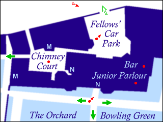 Map of the Old Lodge and Pitt Building